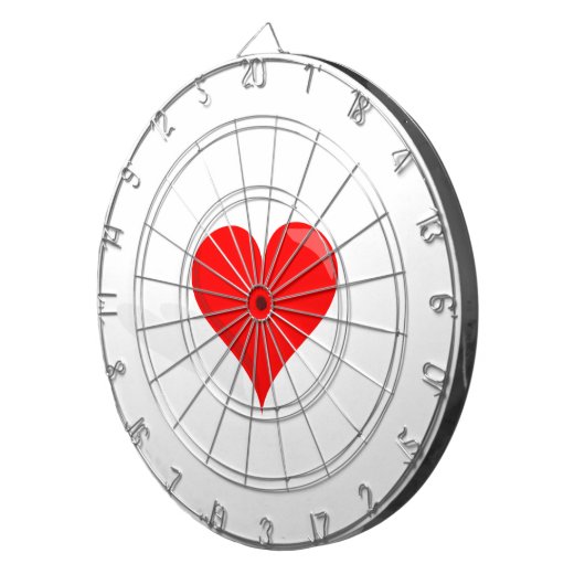 Dart Board van valentijn Dartbord (Voorkant Rechts)