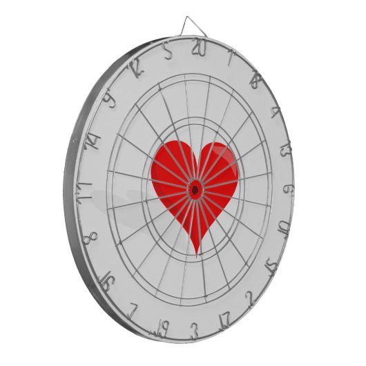 Dart Board van valentijn Dartbord (Voorkant Links)