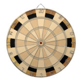 Dart Board voor bruine en tan Combo Regulation Dartbord (Voorkant)