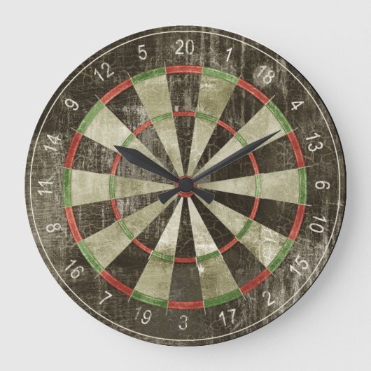 Dart board wall klok (Voorkant)