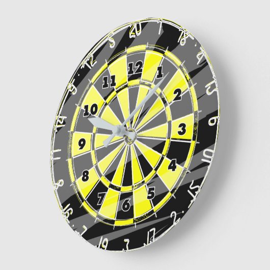 Dart board wall klok voor grote ventilatoren en li (Hoek)