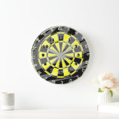 Dart board wall klok voor grote ventilatoren en li (Huis)