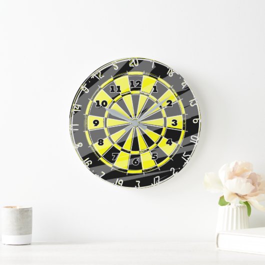 Dart board wall klok voor grote ventilatoren en li (Huis)