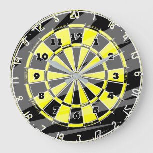 Dart board wall klok voor grote ventilatoren en li