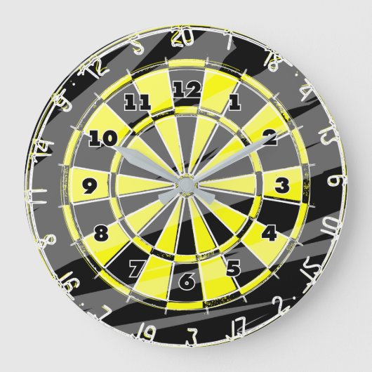 Dart board wall klok voor grote ventilatoren en li (Voorkant)