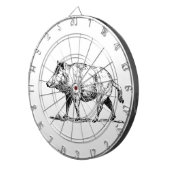 Dart board wild boar / Dartscheibe Wildschwein Dartbord (Voorkant Rechts)