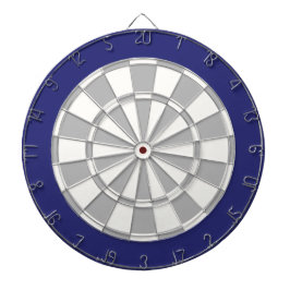 Dart Board: Wit, grijs en zeemacht Dartbord