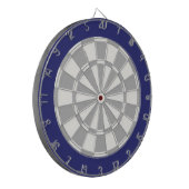 Dart Board: Wit, grijs en zeemacht Dartbord (Voorkant Links)