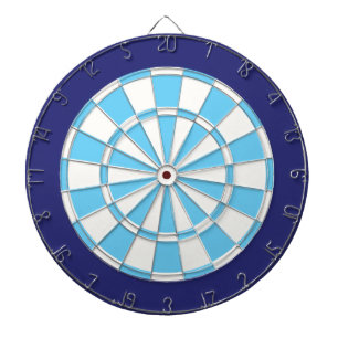 Dart Board: wit, lichtblauw en zeemacht Dartbord