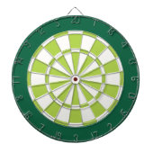 Dart Board: Wit, Limoen en groen Dartbord (Voorkant)