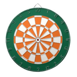 Dart Board: wit, Oranje en donkergroen Dartbord