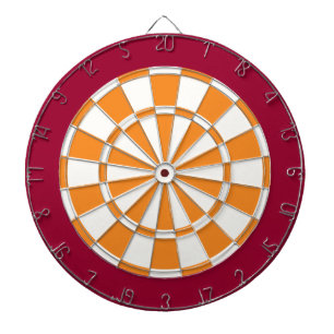 Dart Board: Wit, Oranje en leeuwen Dartbord