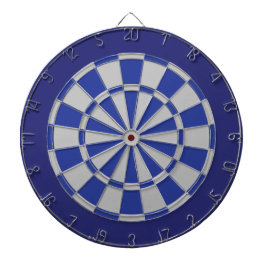 Dart Board: zilver grijs, blauw en zeemacht Dartbord