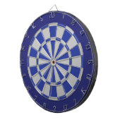 Dart Board: zilver grijs, blauw en zeemacht Dartbord (Voorkant Rechts)