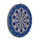 Dart Board: Zilver grijs, zeemacht en blauw Dartbord (Voorkant Links)