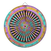 DART Chakra - Black n Blue Wheels Fan-scherm Dartbord (Voorkant)