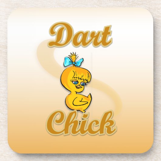 Dart Chick Bier Onderzetter (Voorkant)