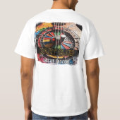 Dart Club Mannen Wit T-shirt 1 (Achterkant)