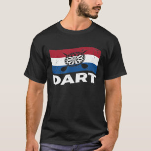 Dart - Dart Dutch Flag Nederland Dartplayer 180 T-shirt