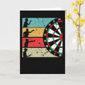 Dart Dartboard-poorten Dartboard-cadeau Kaart (Gele Bloem)