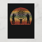 Dart Dartboard Retro Darts Briefkaart (Voorkant)