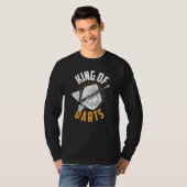 Dart Darts Player King of Data T-shirt (Voorkant volledig)