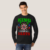 Dart Darts Player King of Dats 1 T-shirt (Voorkant volledig)