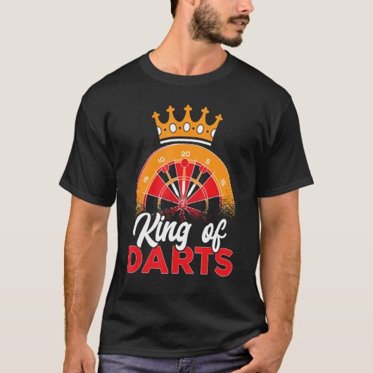 Dart Darts Player King of Dats 2 T-shirt (Voorkant)