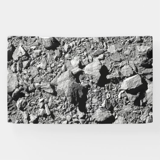 DART Dimorfos Asteroïde Moonlet Surface Spandoek (Horizontaal)