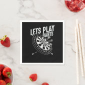 Dart-droogtrommels die het Pub-spel met voeten tre Servet (Insitu)