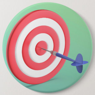 Dart en dartboard ronde button 6,0 cm