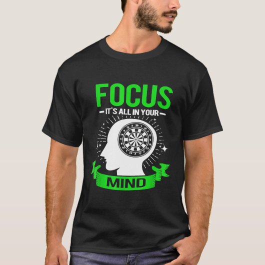 Dart Focus voor kunstkampioenen T-shirt (Voorkant)