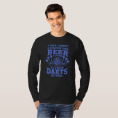Dart For Men Dad Beer Drinker Dart Player   1 T-shirt (Voorkant volledig)