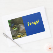 Dart Frog Buddies Rechthoekige Sticker (Envelop)