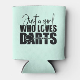 Dart Girl Aangepaste naam Blikjeskoeler