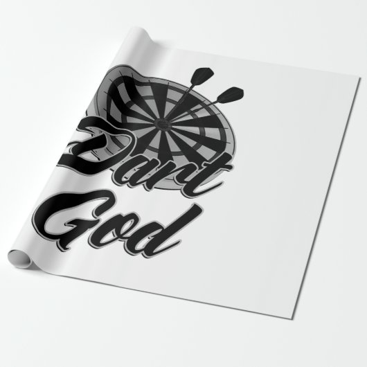 Dart God Cadeaupapier (Uitgerold)
