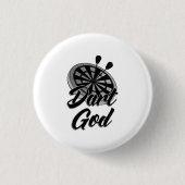 Dart God Ronde Button 3,2 Cm (Voorkant)