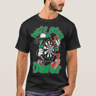 Dart gooien darts gooien sport laat spelen pub t-shirt