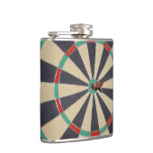 Dart in een dartboard Bullseye Heupfles (Rechts)