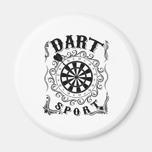 Dart is mijn sport magneet (Voorkant)