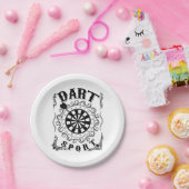 Dart is mijn sport papieren bordje (Feest)