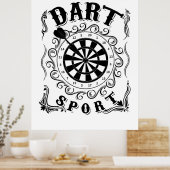 Dart Is Mijn Sport Poster (Keuken)