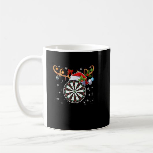Dart-kerstcadeau voor dartboard kerstcadeau koffiemok (Links)