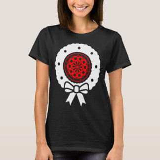 Dart-kerstfeestdart-speler T-shirt