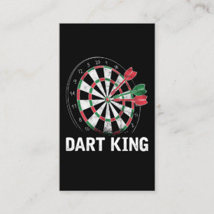 Dart King Best Darts Player Visitekaartje