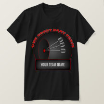 Dart League Great Team Mannen Black T-shirt