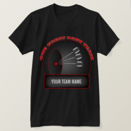 Dart League Great Team Mannen Black T-shirt