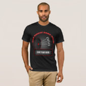 Dart League Great Team Mannen Black T-shirt (Voorkant volledig)