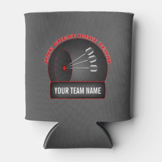 Dart League - Groot team - Aangepast Blikjeskoeler (Voorkant)