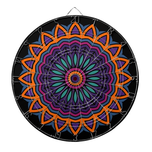 DART Mandala - Bloem Dartbord (Voorkant)